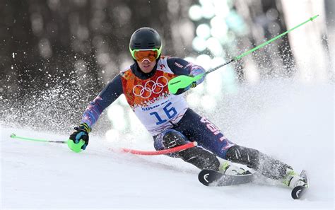 Slalom Skiers Tackle the Gates - NBC News