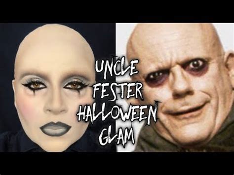 GLAM UNCLE FESTER HALLOWEEN SFX MAKEUP TUTORIAL! - YouTube