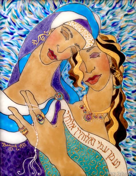 Painting : "Ruth & Naomi" (Original art by Hilary Sylvester)