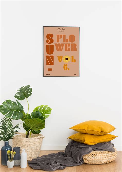 Sunflower Vol. 6 Harry Styles Typography Poster Wall Art Instant ...