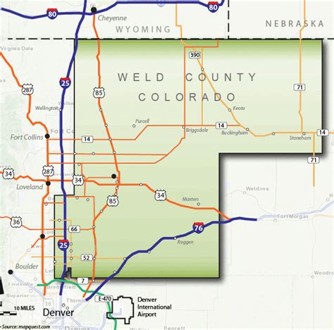 Greeley Colorado Map