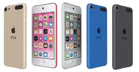 Apple iPod Touch All Colors 3D model | CGTrader