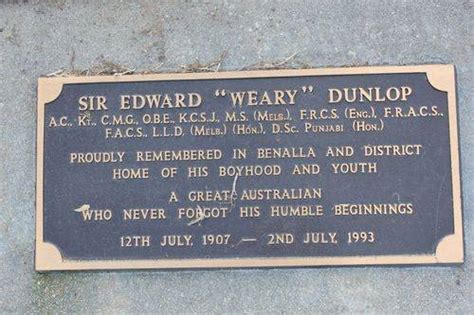 Sir Edward `Weary` Dunlop | Monument Australia