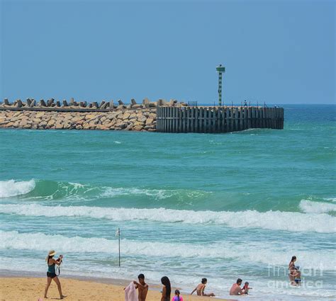 Ashkelon Beach in Ashkelon Israel, on the Mediterranean Sea Photograph ...