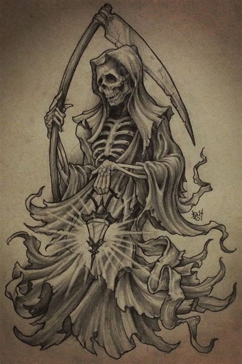 Grim Reaper. | Reaper tattoo, Grim reaper art, Grim reaper tattoo