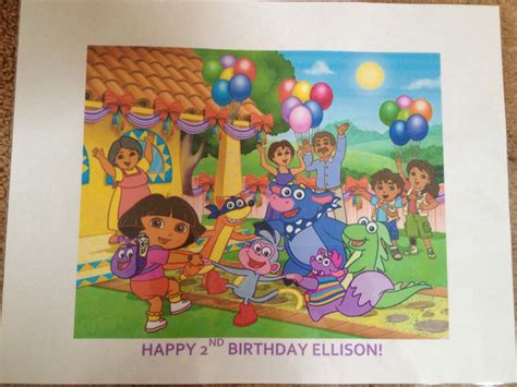 Teach Academy: Dora the Explorer Birthday Party - THE DECORATIONS