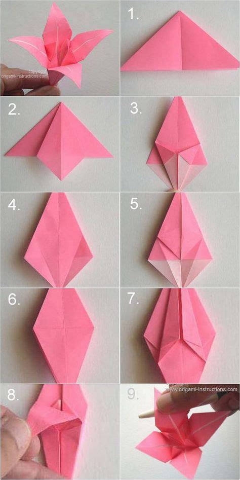 DIY Paper Origami Lily Vintage Wedding Corsages & Boutonnières ...