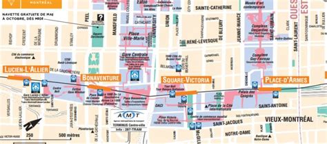 Montreal underground City Map - The Montreal Visitors Guide