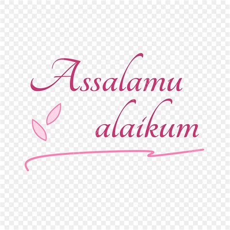 Arabic Writing Vector Png Images Assalamualaikum With Pink Arabic | My XXX Hot Girl