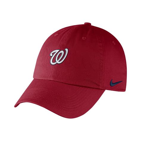 Nike Heritage 86 (mlb Nationals) Adjustable Hat (red) for Men - Lyst