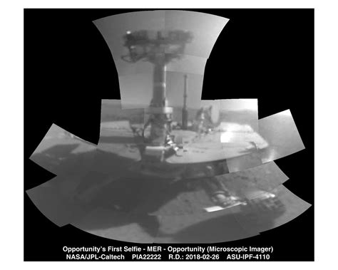 Opportunity’s First Selfie | The martian, Mars rover, Selfie