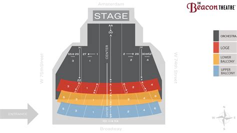 Beacon Theater Nyc Seating Map | Elcho Table