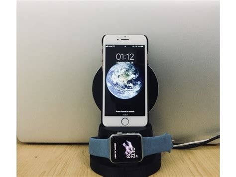 Wire / Wireless charging dock for iPhone and Apple Watch ...