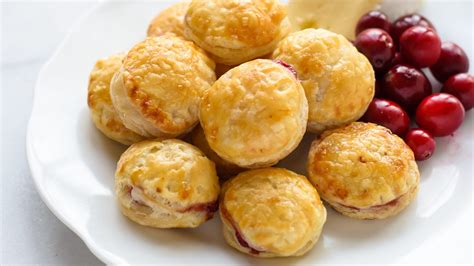 Cranberry Baked Brie Puff Pastry Bites | Tyler Rich | Copy Me That
