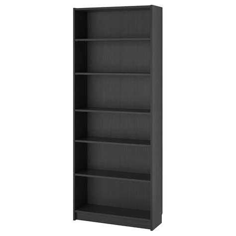 BILLY Bookcase, black-brown, 31 1/2x11x79 1/2" - IKEA