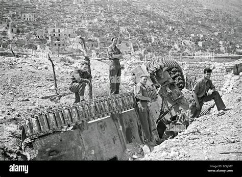 BATTLE OF MONTE CASSINO 1944 Stock Photo - Alamy