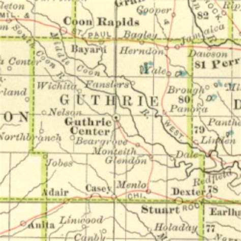 1897 Century Atlas of the State of Iowa