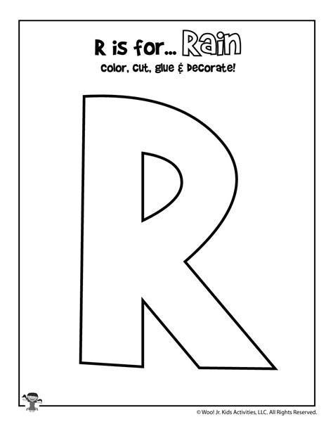 Printable Letter R Craft