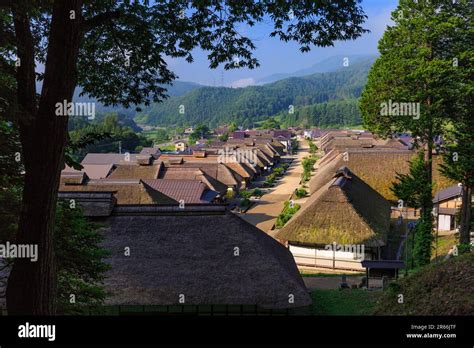 Streetscape of Ouchi-juku Stock Photo - Alamy