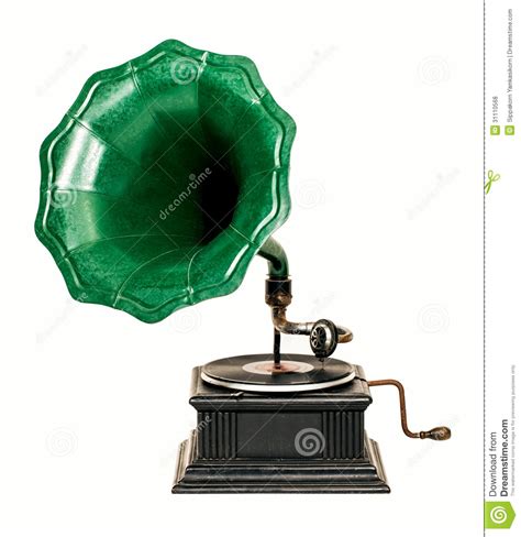 Vintage Gramophone Record Player Stock Photo - Image of player, windup ...