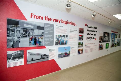 How to Design a Company History Wall