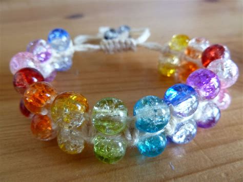 Bright and Beaded Macrame Bracelet | AllFreeJewelryMaking.com