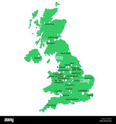 Las ciudades de Londres Reino Unido Gran Bretaña mapa atlas mapa del ...