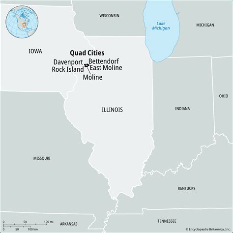 Quad Cities | Illinois, Iowa, Map, & Facts | Britannica