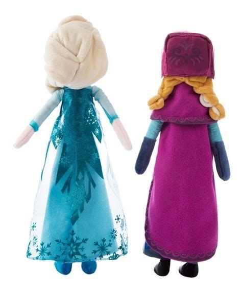 Set 2 Peluches Princesa Elsa Y Anna Frozen 40cm Original | Envío gratis