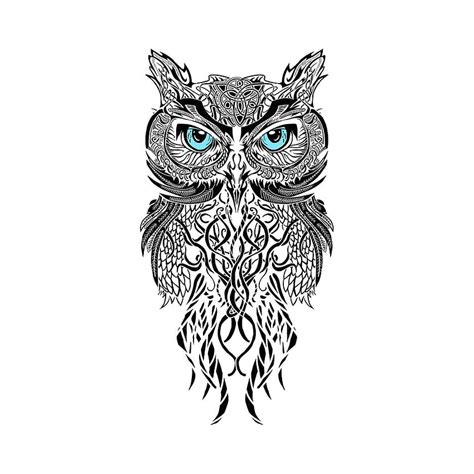 Owl Tattoo Outline