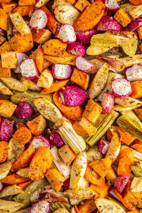 Roasted Root Vegetables Recipe | Easy Dinner Ideas