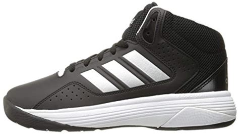 adidas Leather Neo Cloudfoam Ilation Mid Wide Basketball Shoe in Black ...