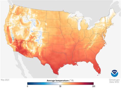 Temperature - US Monthly Average | NOAA Climate.gov