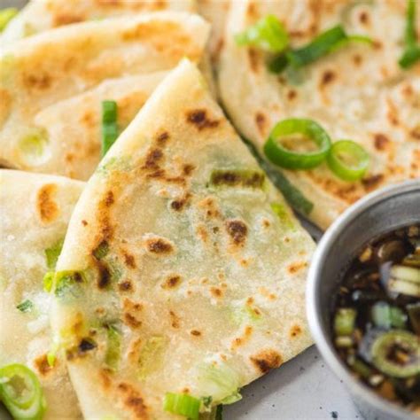 Scallion Pancakes with Dipping Sauce aka Cong You Bing (Video) - Know ...