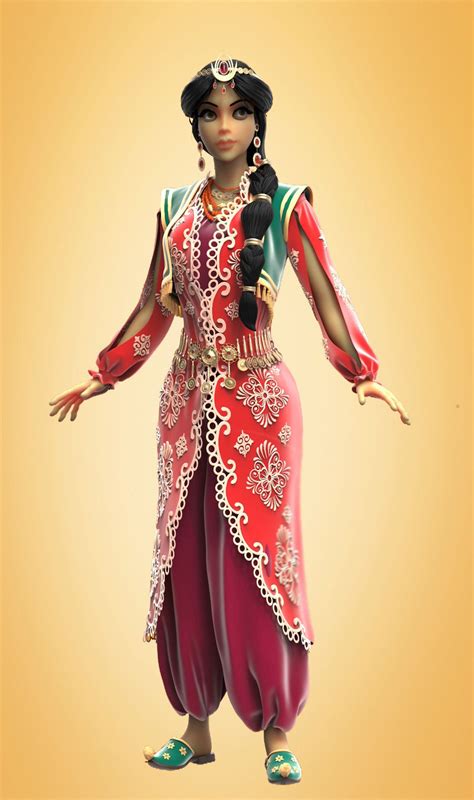 ArtStation - Arabian princess, Eugene Guk | Fashion for petite women, Fashion, Fashion design ...