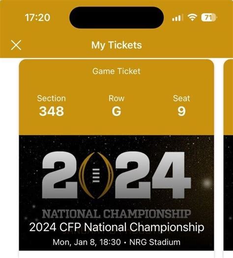 2025 Cfp National Championship Tickets Online - William Bower