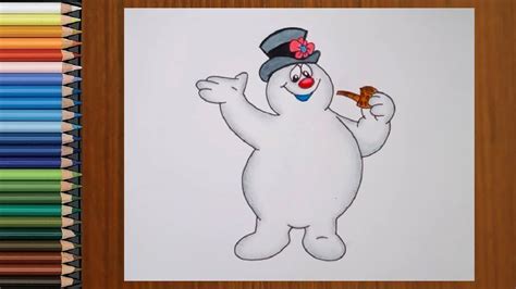 How To Draw Frosty The Snowman Art For Kids Hub | Images and Photos finder