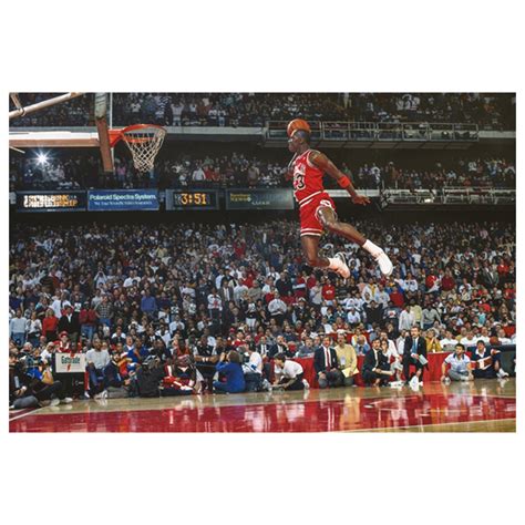 Basketball Chicago Bulls Michael Jordan 1988 Dunk Contest Sportsprint ...