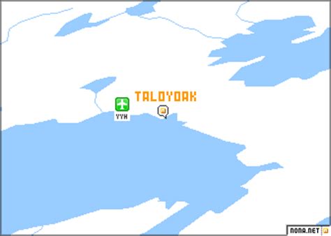 Taloyoak (Canada) map - nona.net