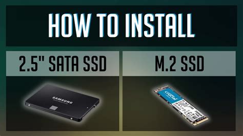 HOW TO INSTALL SSD 2020 - SATA & M.2 SSD EASY Step by Step Beginners ...