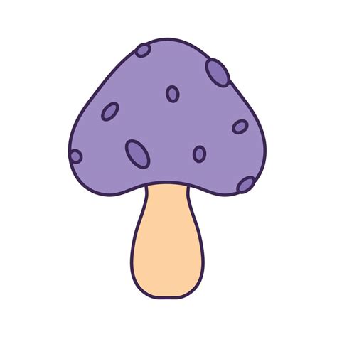 purple mushroom design 21374072 Vector Art at Vecteezy