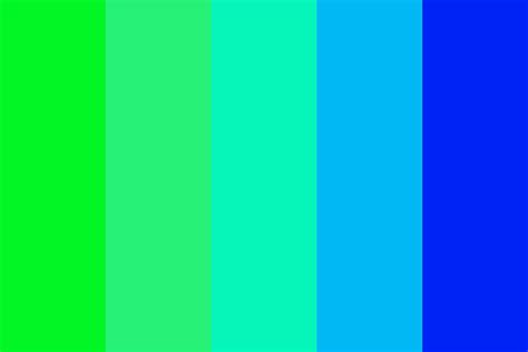 green blue Color Palette