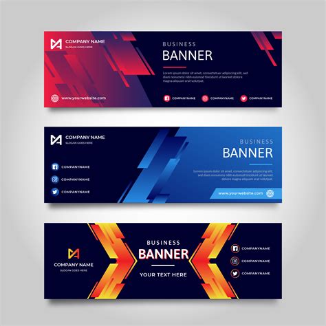 91+ Banner Templates Vector Free Download