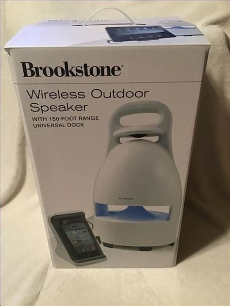 Brookstone Wireless Weather-resistant Indoor/outdoor Speaker - Nex-Tech Classifieds