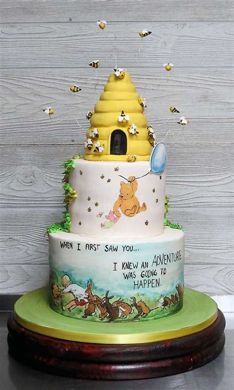 Fancy That Cake | Winnie the pooh cake, Shower cakes, Disney baby shower