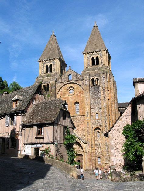 58. Church of Sainte-Foy. Conques, France. Romanesque Europe. Church: c ...