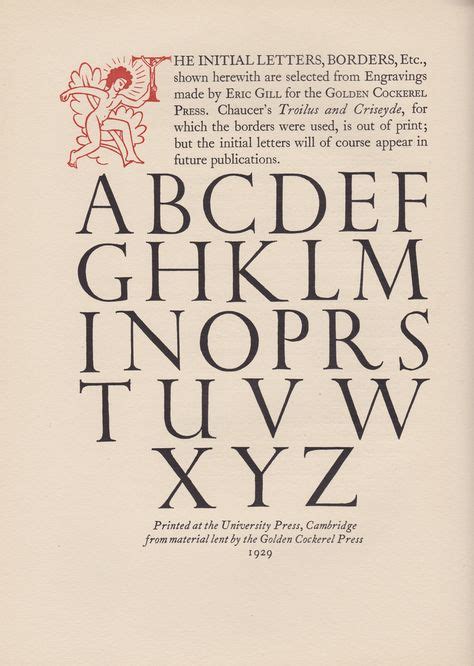 44 Eric Gill typography ideas | eric, typography, woodcut