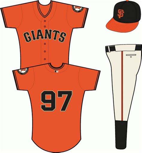 San Francisco Giants Uniform - Alternate Uniform - National League (NL ...