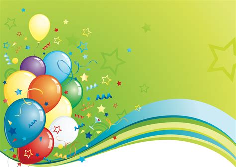 🔥 Download BirtHDay Party Balloons On Green Background De Wallpaper by @davidlopez | Birthday ...