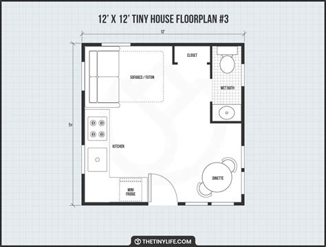 Tiny House Floor Plans 12x24 - Image to u